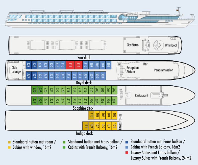 Deck plan Leonora